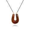 Culturesse Tuscan Resin Pendant Necklace