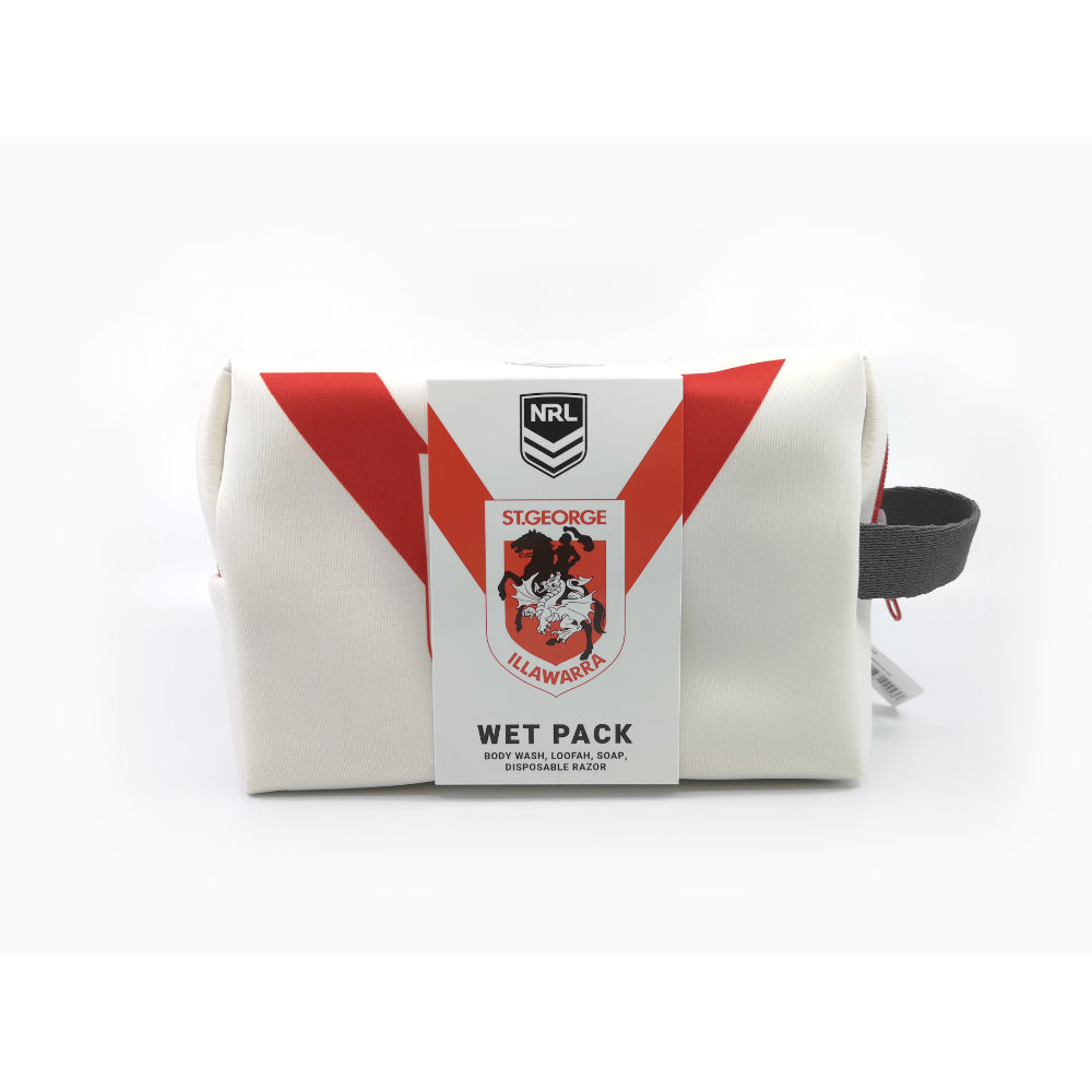 NRL Toiletries Bag Gift Set St George 150ml Body Wash
