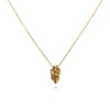 Culturesse Artemisa Artisan Sculptural Pendant Necklace (Gold)