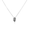 Culturesse Artemisa Artisan Sculptural Pendant Necklace (Silver)