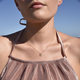 Culturesse Sagittarius Diamante Pendant Necklace (Gold)