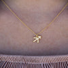 Culturesse Sagittarius Diamante Pendant Necklace (Gold)