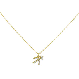 Culturesse Sagittarius Diamante Pendant Necklace (Gold)