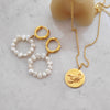 Culturesse She Is Scorpio Artisan 24K Gold Zodiac Pendant Necklace