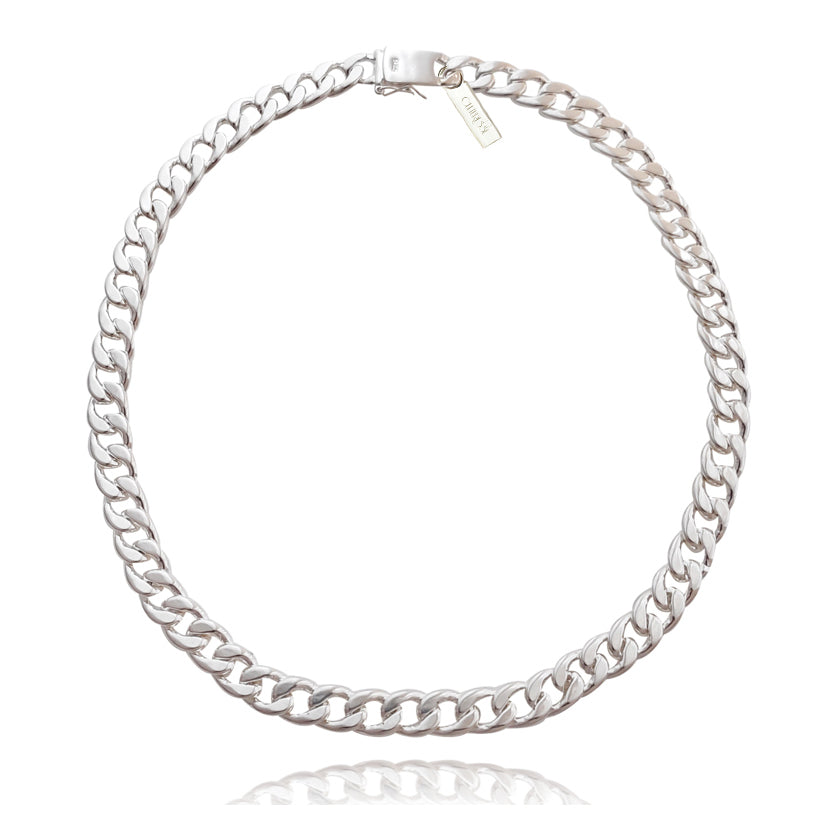 Culturesse Rebel Modern Silver Chain Necklace