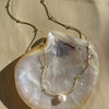 Culturesse Vanna Freshwater Pearl Pendant Necklace (Gold)