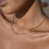 Culturesse Trust The Flow Artisan Necklace (Gold)