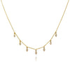 Culturesse Cami Dainty Diamante Necklace (Gold)