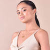 Culturesse She Is Taurus Artisan 24K Gold Zodiac Pendant Necklace