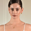 Culturesse Faith Textured Cross Pendant Necklace (Gold)
