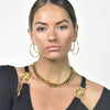 Culturesse Amabel Modern Muse Gold Chain Necklace (Gold)