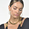 Culturesse Amabel Modern Muse Gold Chain Necklace (Gold)