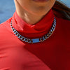 Culturesse Amabel Modern Muse Gold Chain Necklace (Silver)