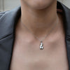 Culturesse Eros Body Art Pendant Necklace (Silver)