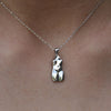 Culturesse Eros Body Art Pendant Necklace (Silver)
