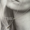 Culturesse Priscilla Modern Fine Drop Necklace (Silver)
