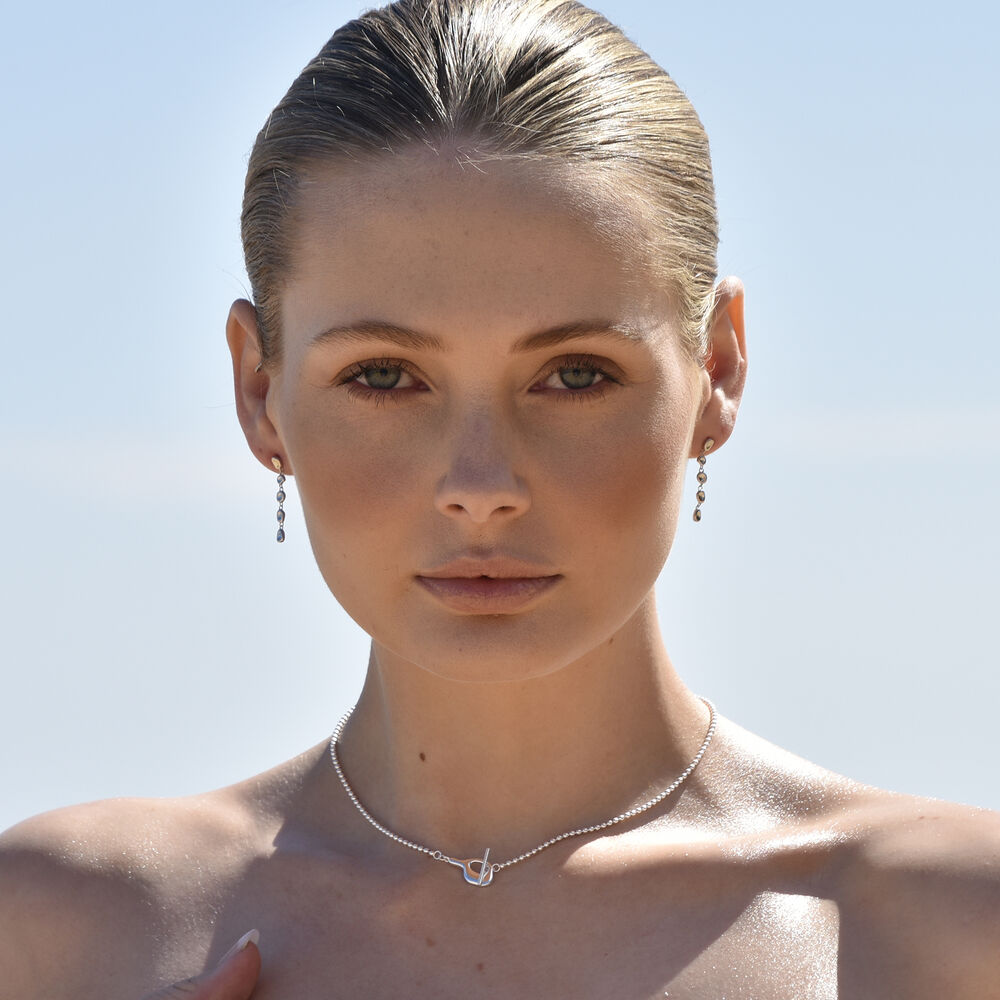 Culturesse Tobi Sculptural Vase Toggle Necklace / Choker