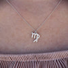 Culturesse Virgo Diamante Pendant Necklace (Silver)