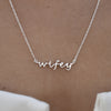 Culturesse You Are My Wifey Necklace (Silver)