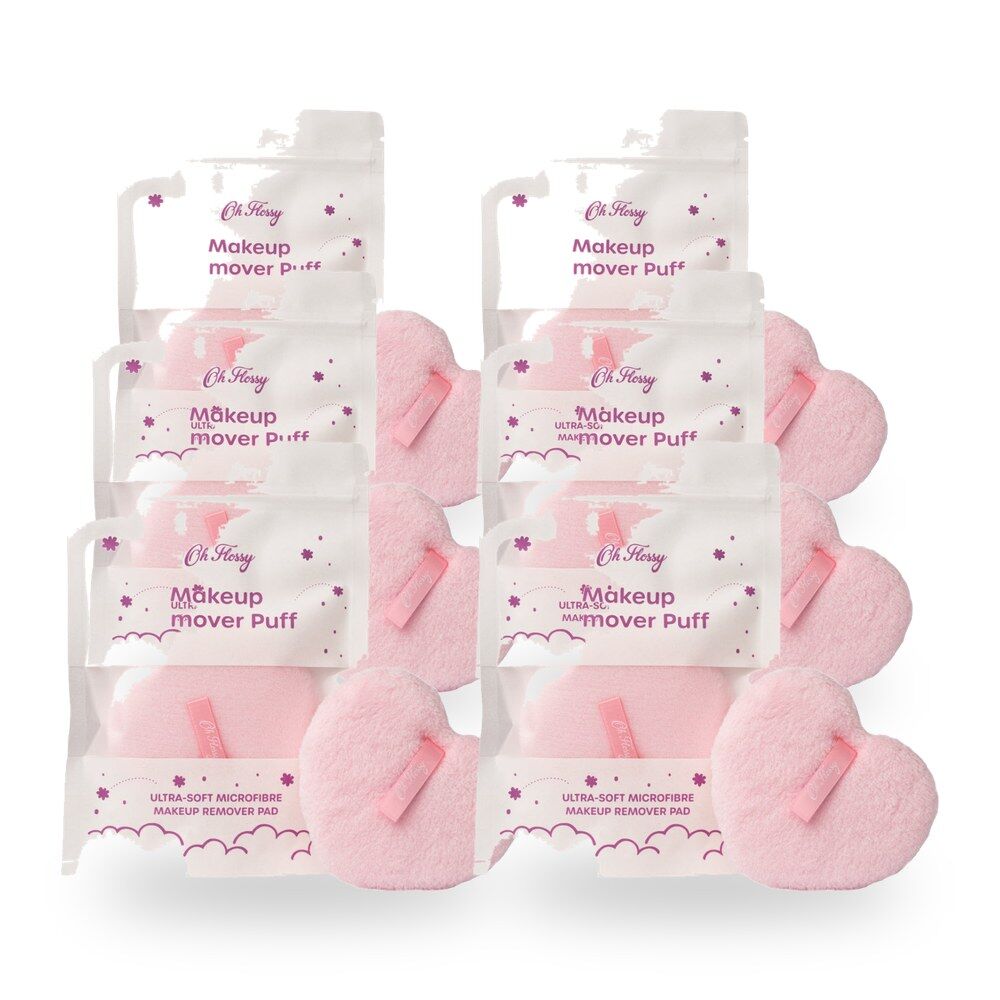Oh Flossy Childrens Kids Ultra Soft Microfibre Makeup Remover Puff Pack of 6