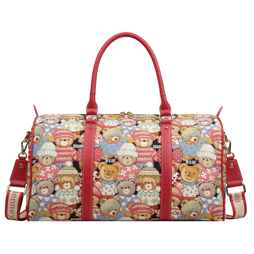 Henney Bear Cute Bear Overnight Bag