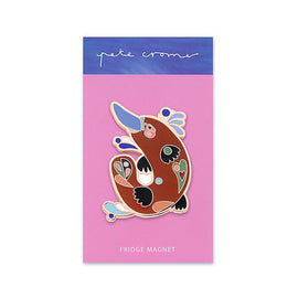 Pete Cromer Enamel Fridge Magnet Platypus