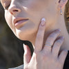 Culturesse Rue Artisan Twin Line Open Ring (Silver)