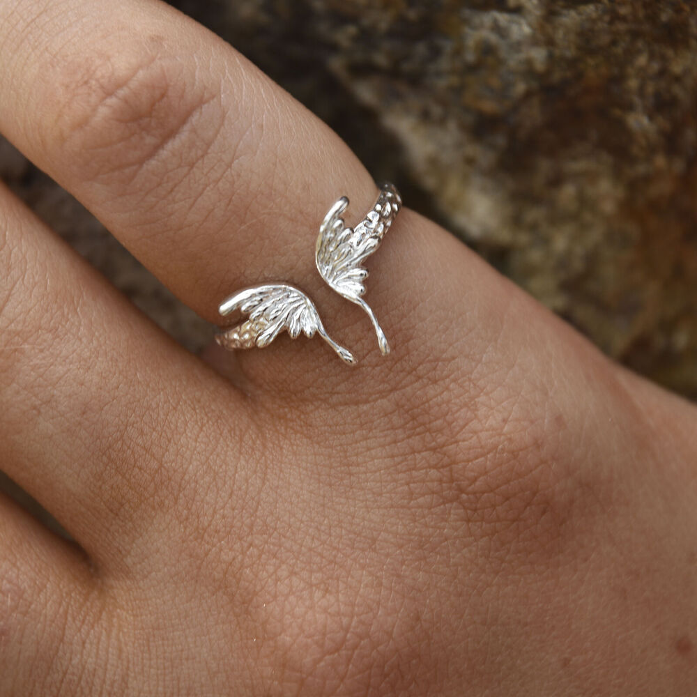 Culturesse Kimana Artisan Butterfly Open Ring