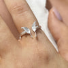 Culturesse Kimana Artisan Butterfly Open Ring
