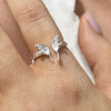 Culturesse Kimana Artisan Butterfly Open Ring