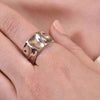 Culturesse Morgan Artisan Silver Open Ring