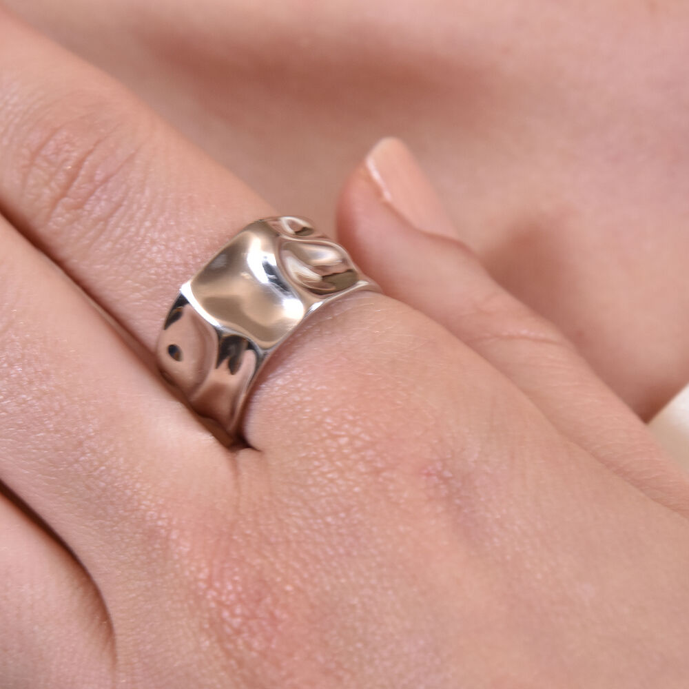 Culturesse Morgan Artisan Silver Open Ring