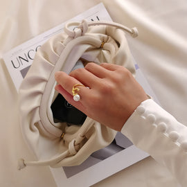 Culturesse Face It Gold Vermeil Ring