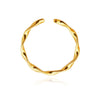 Culturesse Amor Gold Filled Fine Open Ring