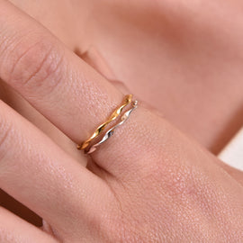 Culturesse Emmi Fine Silver Open Ring