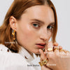 Culturesse Isabeau Gold Vermeil Twisted Open Ring