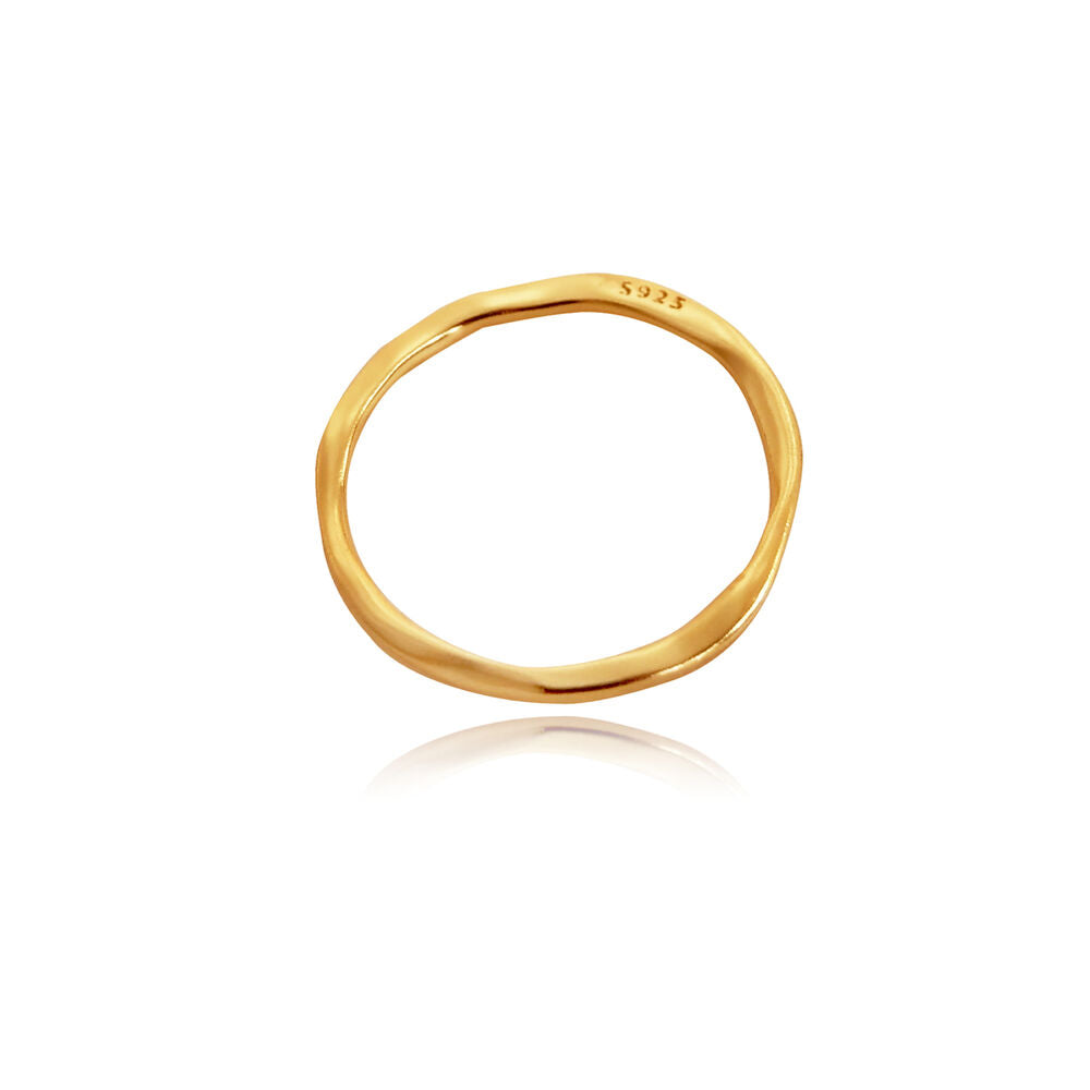 Culturesse Riella Everyday Fine Gold Ring