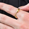 Culturesse Celina Gold Wave Open Ring