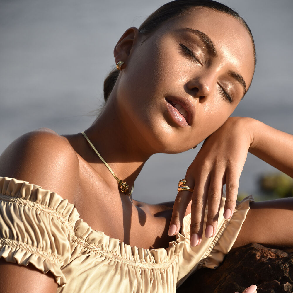 Culturesse La Frankie Finger Wrap Open Ring