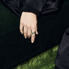 Culturesse Romano Artisan Silver Open Ring