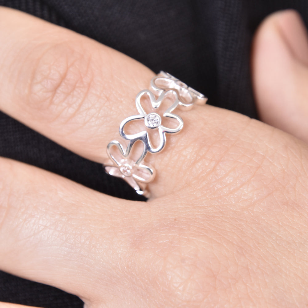 Culturesse Monet Artisan Blossom Open Ring