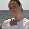 Culturesse Adalene Simplicity Pearl Open Ring (Gold)