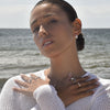 Culturesse Artemi Artisan Pearl Drop Open Ring