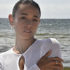 Culturesse Artemi Artisan Pearl Drop Open Ring