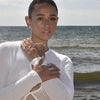 Culturesse Artemi Artisan Pearl Drop Open Ring