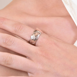 Culturesse Finn Artisan Silver Open Ring