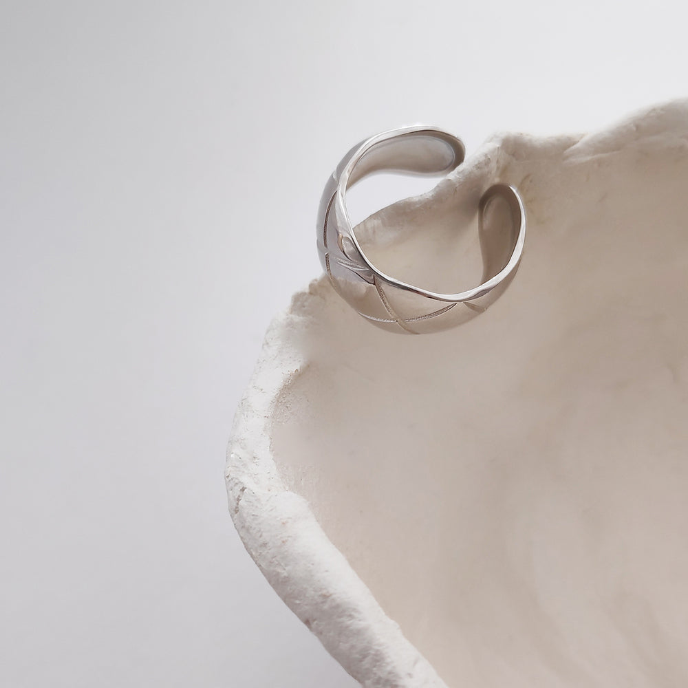 Culturesse Finn Artisan Silver Open Ring