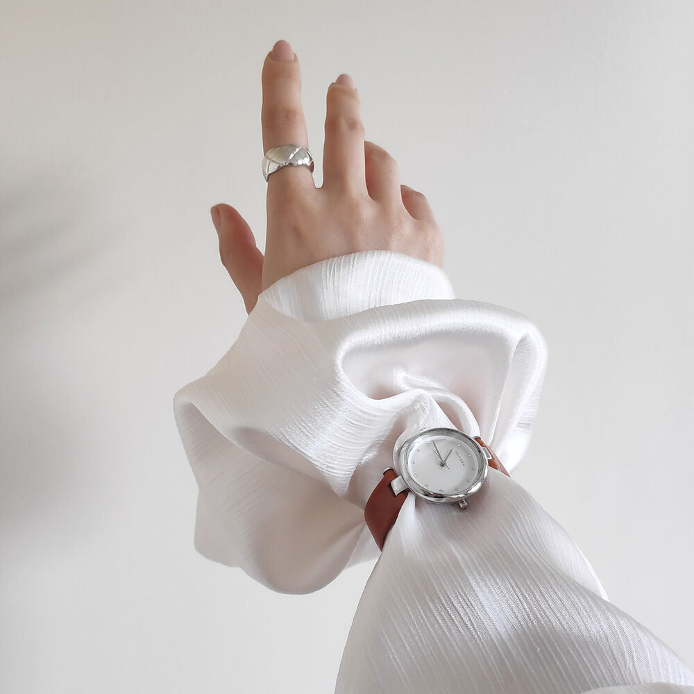 Culturesse Finn Artisan Silver Open Ring