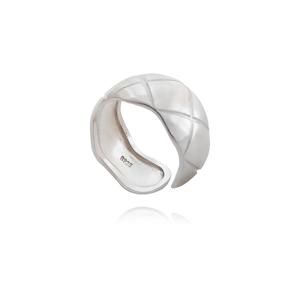 Culturesse Finn Artisan Silver Open Ring