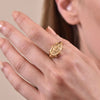 Culturesse Margaux Artisan Gold Vermeil Open Ring
